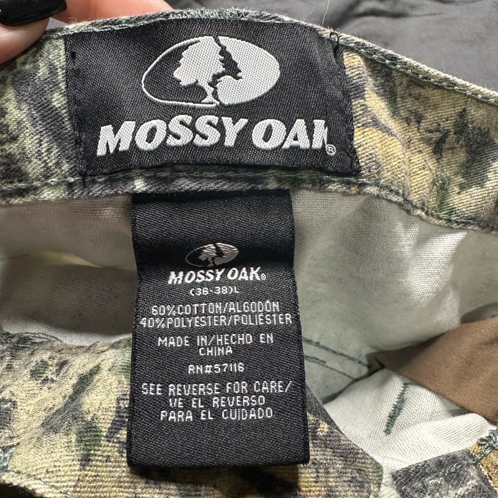 Mossy Oak Forest Green Cargo Pants - Picture 2 of 5